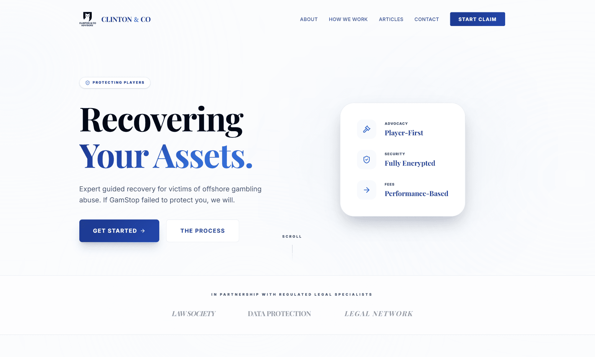Clinton & Co project interface